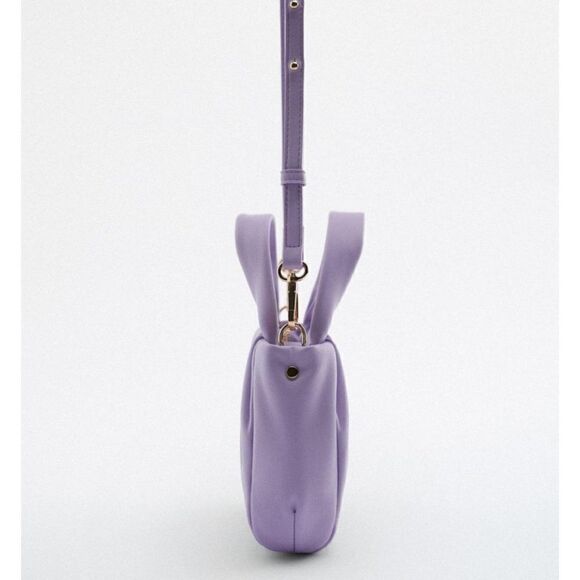 Zara Soft Mini Lavender Crossbody Bag - Picture 2 of 7